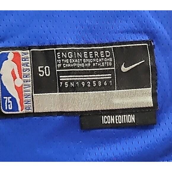 Rare Nike Warriors Stephen Curry #30 Icon Edition Youth Med Blue Jersey EUC 50 - Picture 5 of 11